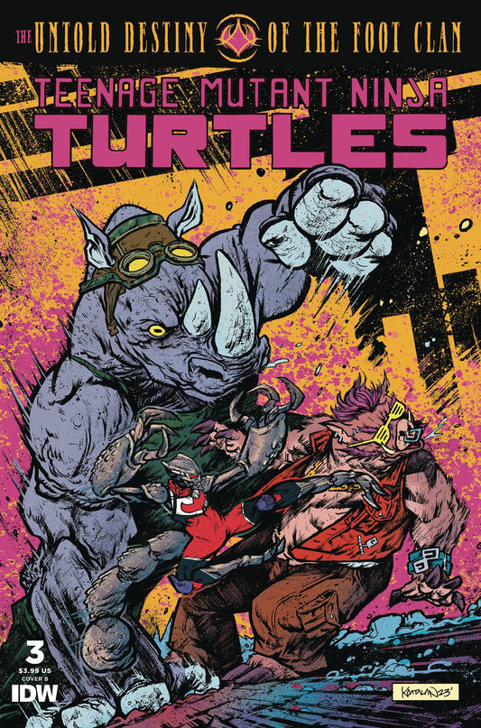 TMNT: The Untold Destiny of the Foot Clan #3 (2024) B Cover
