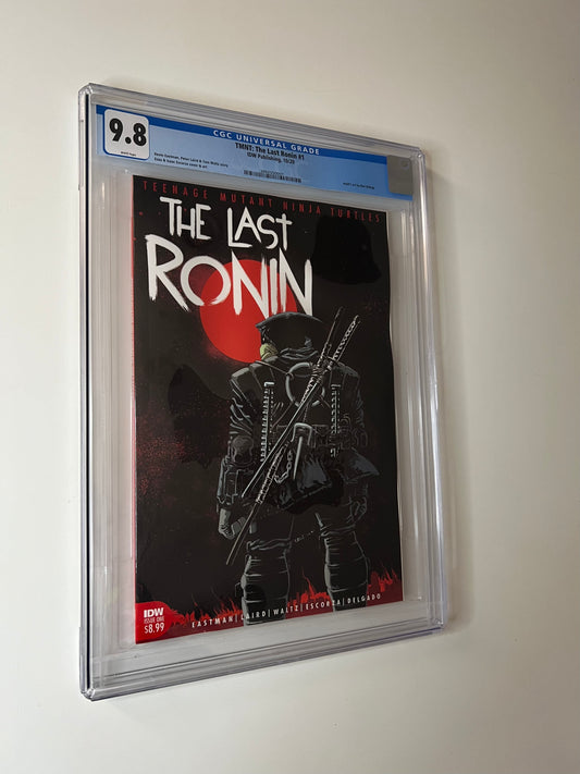 TMNT LAST RONIN #1 CGC 9.8 Heat Rippled Book And Label