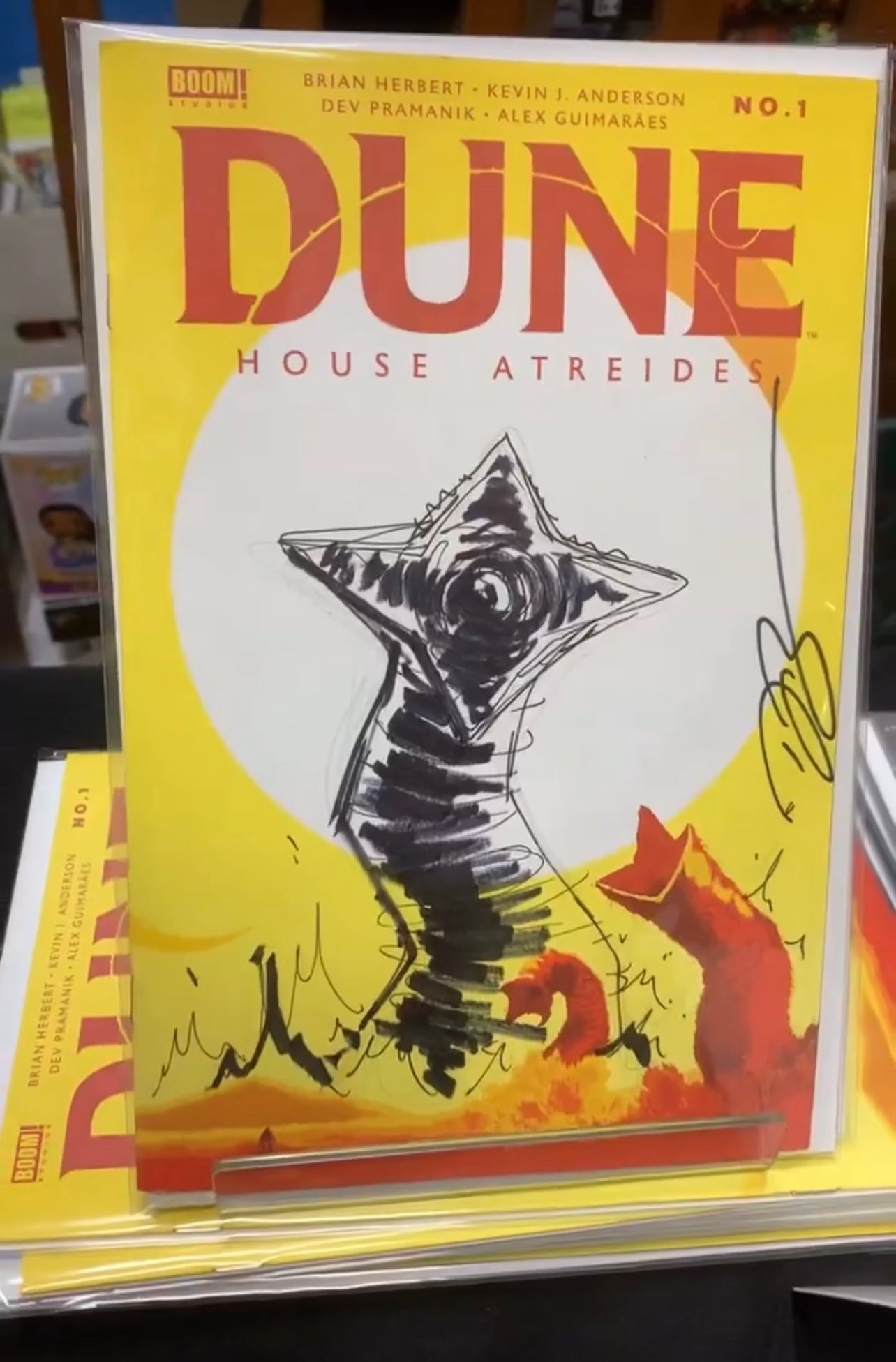 DUNE: HOUSE ATREIDES #1-#4 Brave New World Comics Store Exclusive Variant Cover Set by David Baron