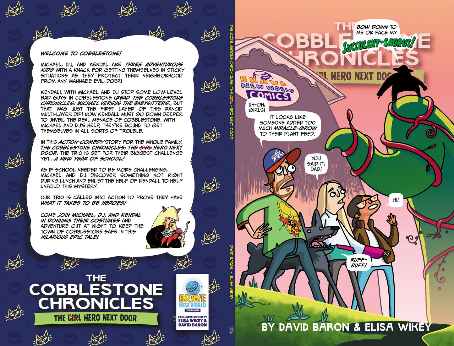 The Cobblestone Chronicles: The Hero Next Door Brave New World Comics Store Exclusive Variant by Baron & Wikey