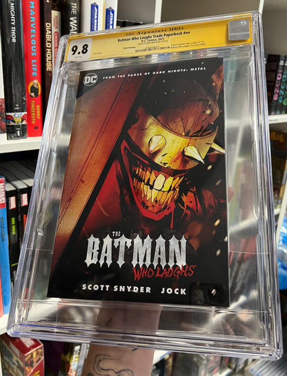 Batman Who Laughs TP CGC 9.8 Signature Series (Signed by David Baron)