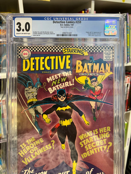 Detective Comics #359 CGC 3.0 (1st Appearance Batgirl 1967)